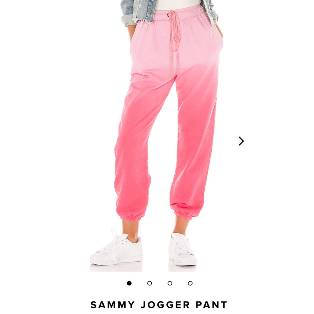 NEW PINK OMBRÉ SWEATPANTS Lovers & Friends jogger